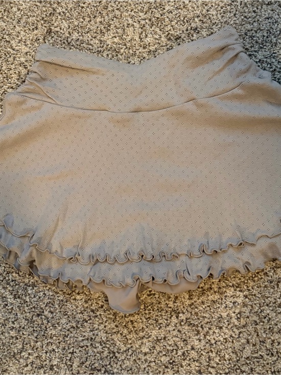 Lacemade Dresses & Skirts - Ruffled Mini Skort in Grey